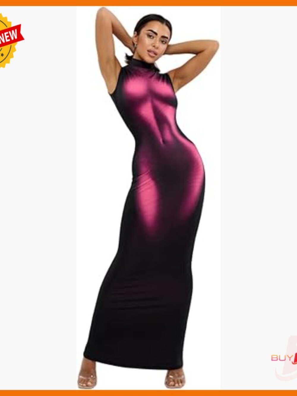 Stretchy Casual Summer Dress, Breathable Italian Fabric, Bodycon Fit